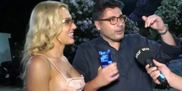 Λάμπρος Κωνσταντάρας και Έλενα Τσαγκρινού στην πρώτη επίσημη κοινή τους εμφάνιση: «Είμαστε πολύ καλά, πάει εξαιρετικά»