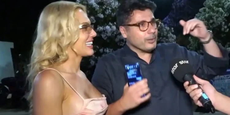 Λάμπρος Κωνσταντάρας και Έλενα Τσαγκρινού στην πρώτη επίσημη κοινή τους εμφάνιση: «Είμαστε πολύ καλά, πάει εξαιρετικά»