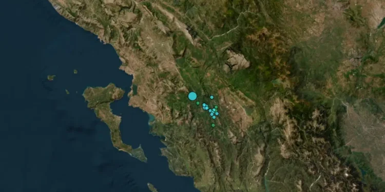 Σεισμός στη Λεπτοκαρυά Θεσπρωτίας μεγέθους 4,1 Ρίχτερ