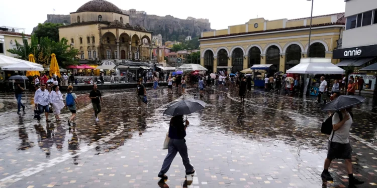 Έκτακτο δελτίο επιδείνωσης καιρού με ισχυρές βροχές, μπουρίνια και καταιγίδες