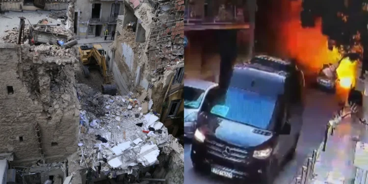 Έκρηξη στην Πλάκα: Συγκλονίζει ο οδηγός του σχολικού βαν που πέρασε στο «δευτερόλεπτο» από το μοιραίο κτίριο – «Σταμάτησα να δω αν είναι καλά τα παιδιά»