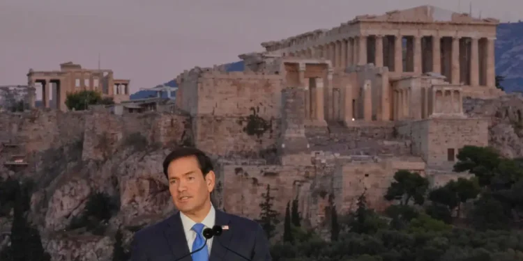 Επίσκεψη Μάρκο Ρούμπιο: H ομιλία – αποθέωση την Ελλάδα, το δώρο του Προέδρου της Δημοκρατίας και το δείπνο με ελληνικές γεύσεις